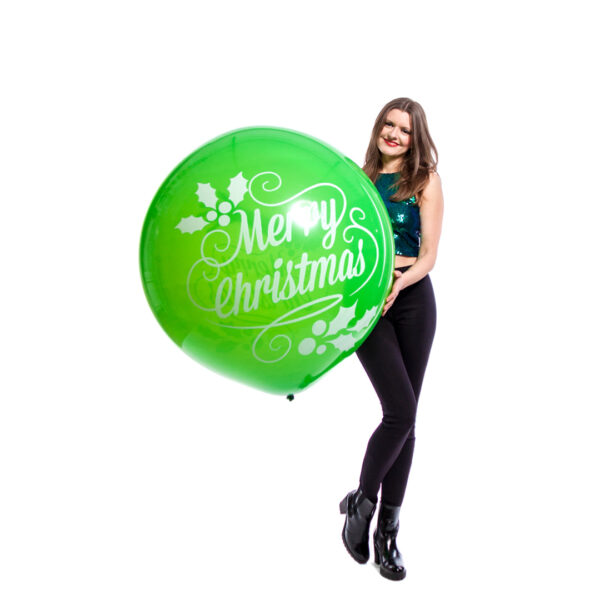 BALLOONS UNITED - CATTEX Giant Balloon 36" (90cm) Merry Christmas