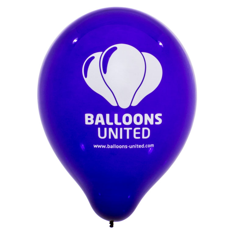 Buy the QUALATEX Round Balloon 16" (40cm) with "Balloons United" Print